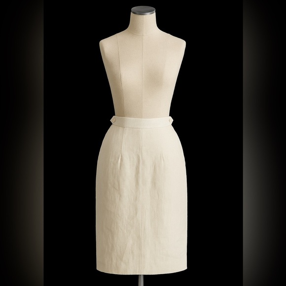Brooks Brothers Dresses & Skirts - Women’s Vintage Brooks Brothers Pure Irish Linen Pencil Skirt size 8 Back Zip